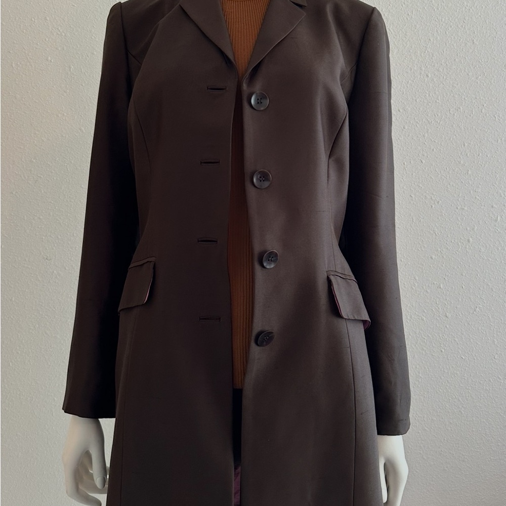Ann Taylor Elegant Dark Brown Blazer